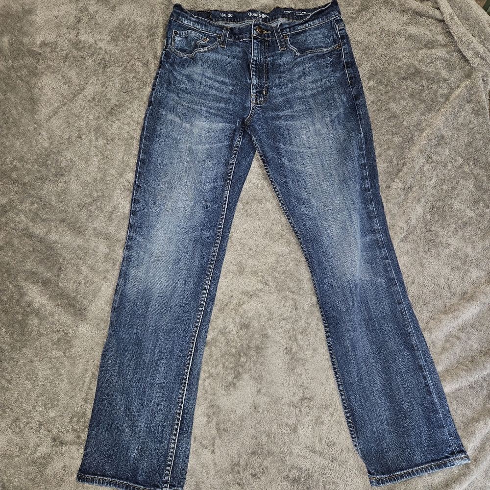 Goodfellow & Co Men's Blue Bootcut Jeans 34x30